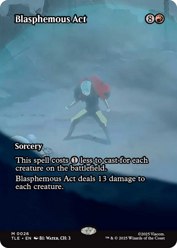 Blasphemous Act (Borderless) [Avatar: The Last Airbender: Eternal-Legal] MTG Single Magic: The Gathering | Red Claw Gaming