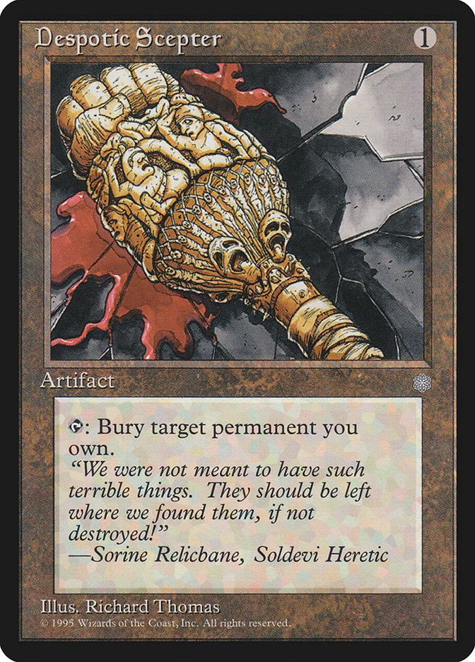 Despotic Scepter [Ice Age] MTG Single Magic: The Gathering | Red Claw Gaming