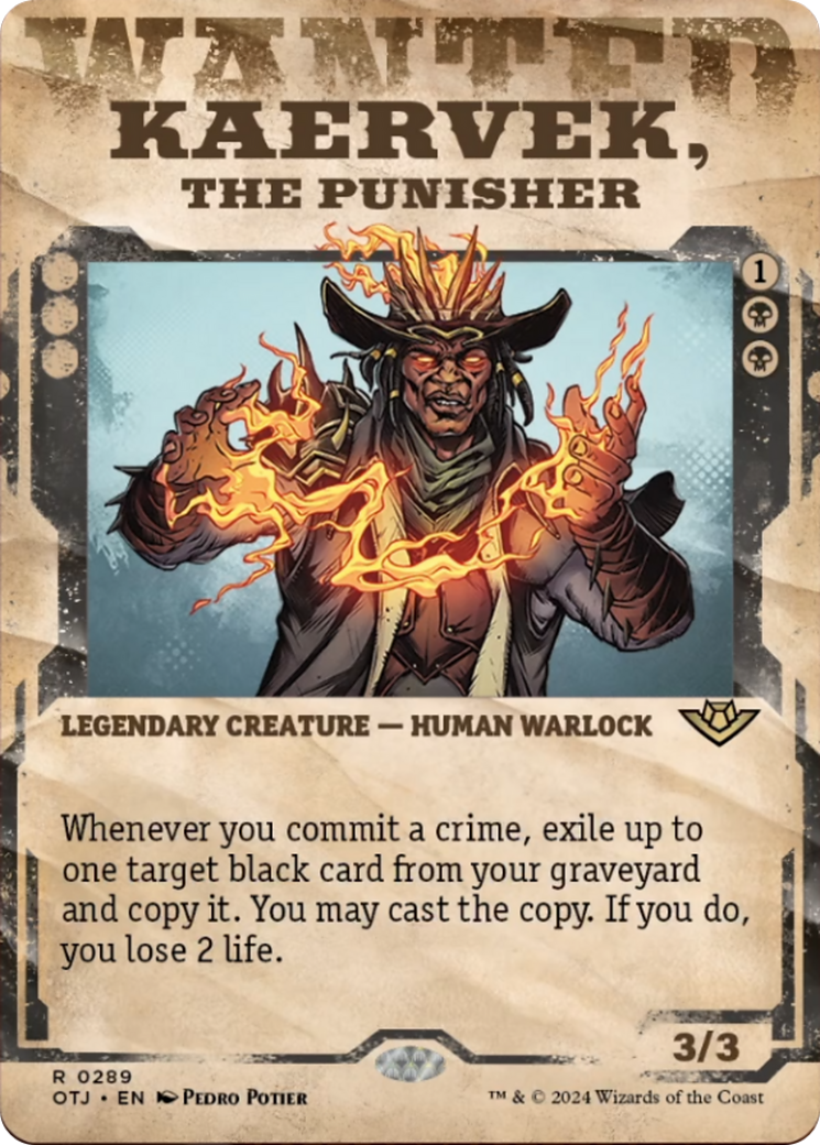 Kaervek, the Punisher (Showcase) [Outlaws of Thunder Junction] MTG Single Magic: The Gathering | Red Claw Gaming