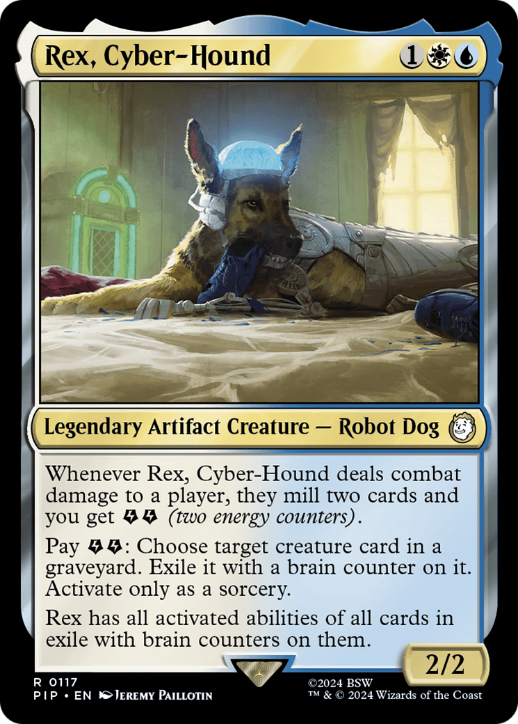 Rex, Cyber-Hound [Fallout] MTG Single Magic: The Gathering | Red Claw Gaming