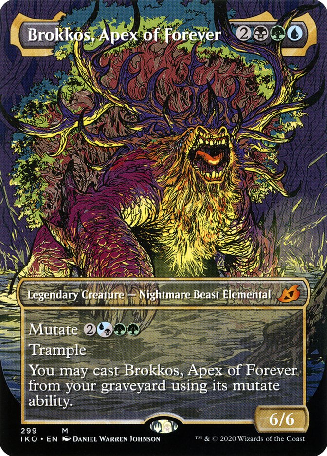 Brokkos, Apex of Forever (Showcase) [Ikoria: Lair of Behemoths] MTG Single Magic: The Gathering | Red Claw Gaming