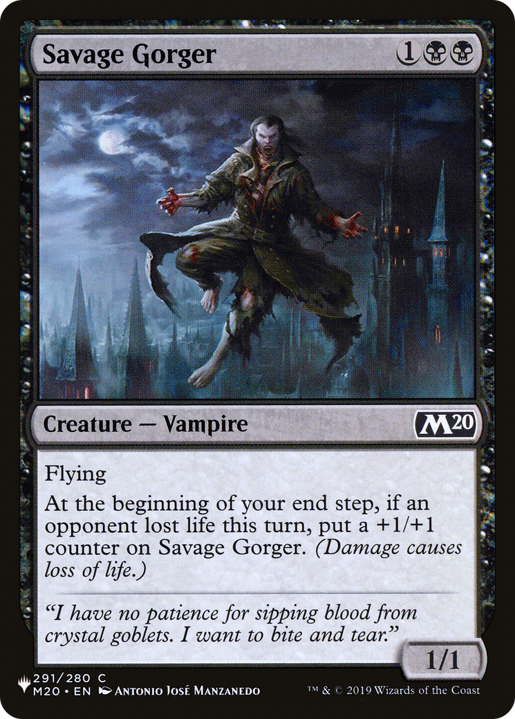 Savage Gorger [The List] MTG Single Magic: The Gathering | Red Claw Gaming