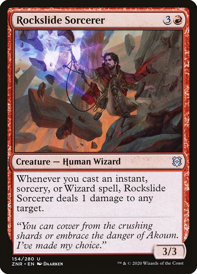 Rockslide Sorcerer [Zendikar Rising] MTG Single Magic: The Gathering | Red Claw Gaming