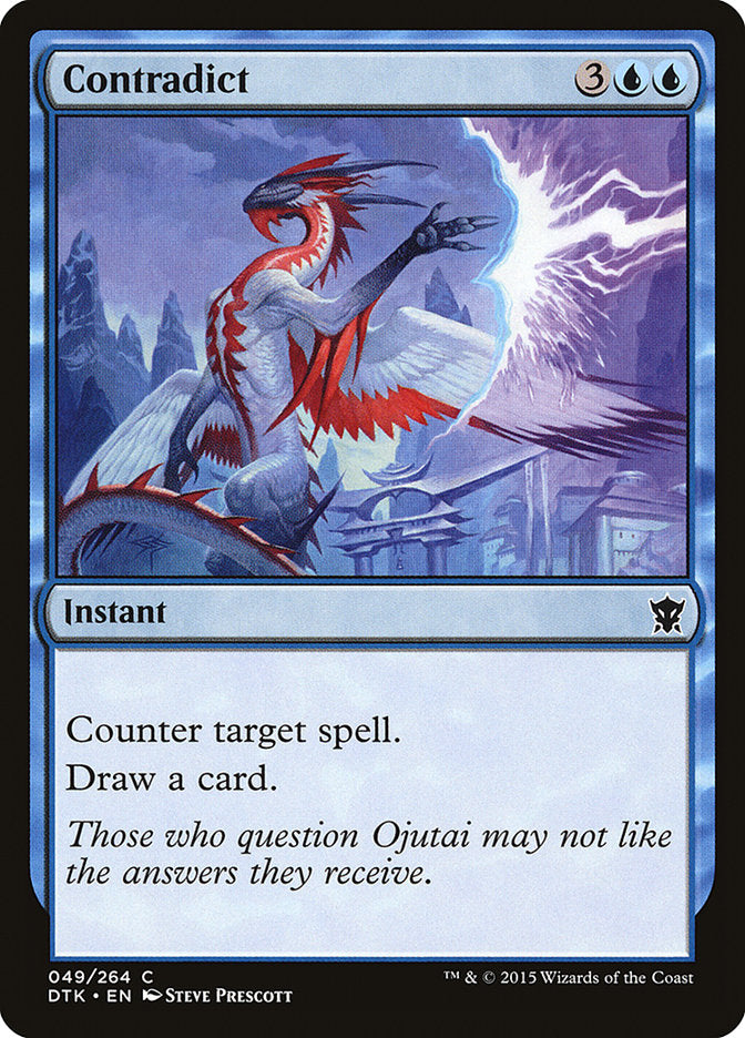 Contradict [Dragons of Tarkir] MTG Single Magic: The Gathering | Red Claw Gaming