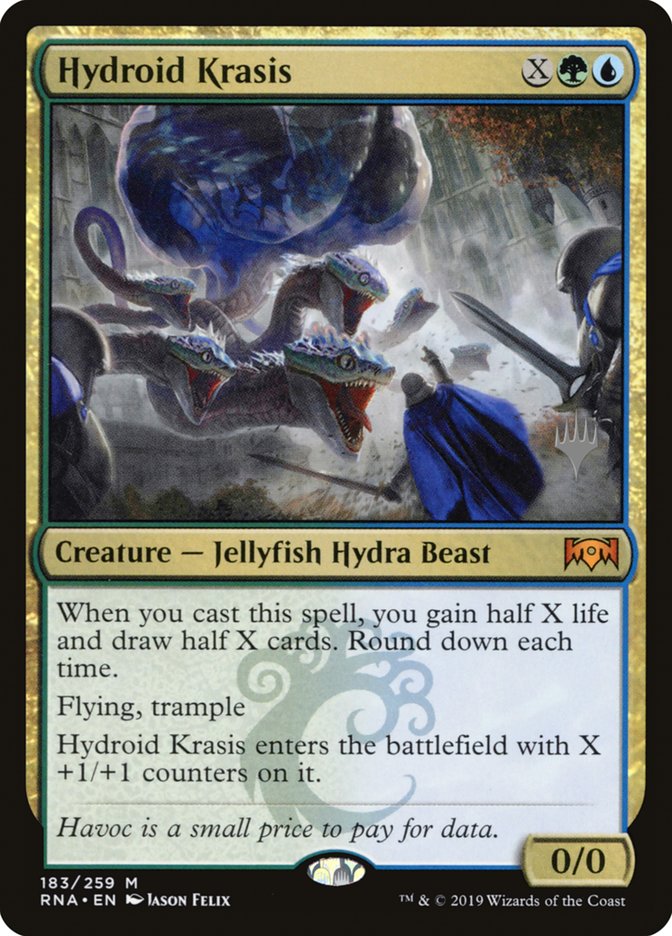 Hydroid Krasis (Promo Pack) [Ravnica Allegiance Promos] MTG Single Magic: The Gathering | Red Claw Gaming