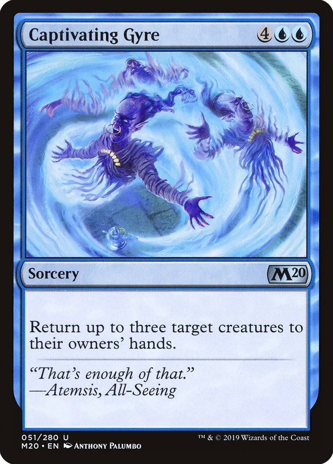 Captivating Gyre [Core Set 2020] MTG Single Magic: The Gathering | Red Claw Gaming