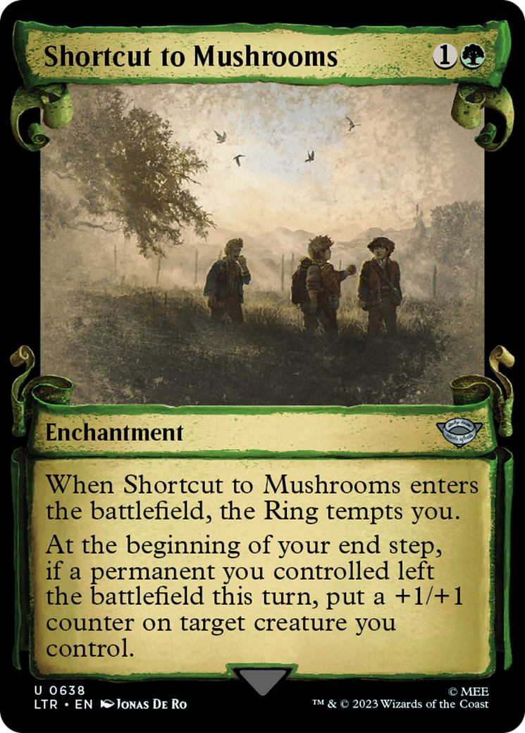 Shortcut to Mushrooms [The Lord of the Rings: Tales of Middle-Earth Showcase Scrolls] MTG Single Magic: The Gathering | Red Claw Gaming