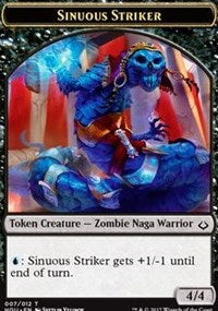 Sinuous Striker // Cat Double-Sided Token [Hour of Devastation Tokens] MTG Single Magic: The Gathering | Red Claw Gaming