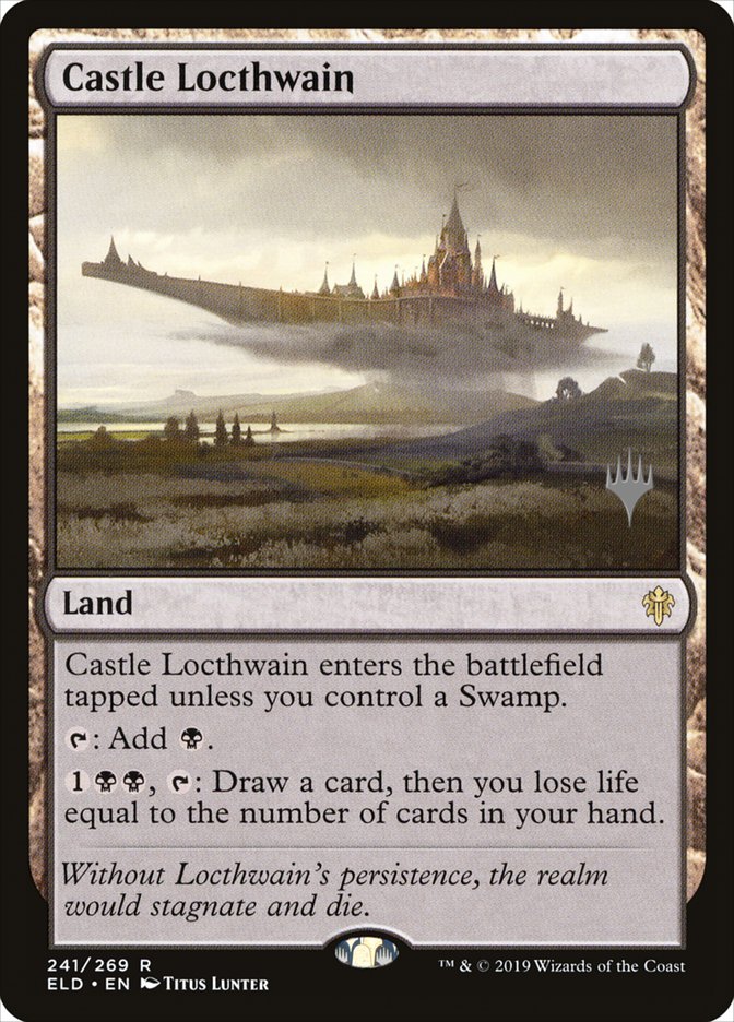 Castle Locthwain (Promo Pack) [Throne of Eldraine Promos] MTG Single Magic: The Gathering | Red Claw Gaming