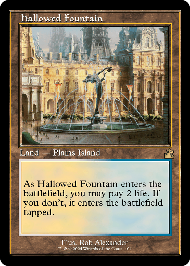 Hallowed Fountain (Retro) [Ravnica Remastered] MTG Single Magic: The Gathering | Red Claw Gaming
