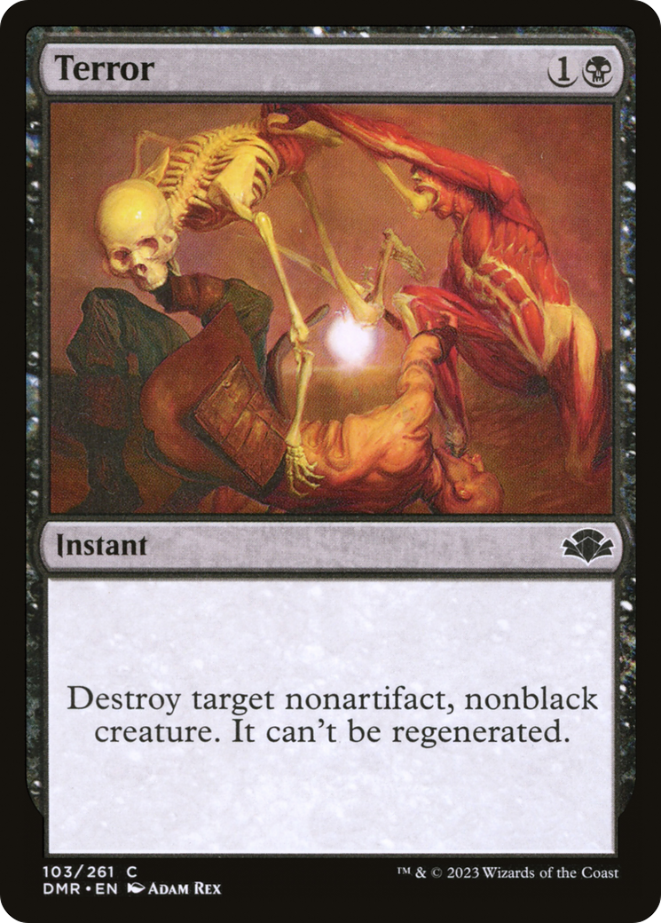 Terror [Dominaria Remastered] MTG Single Magic: The Gathering | Red Claw Gaming