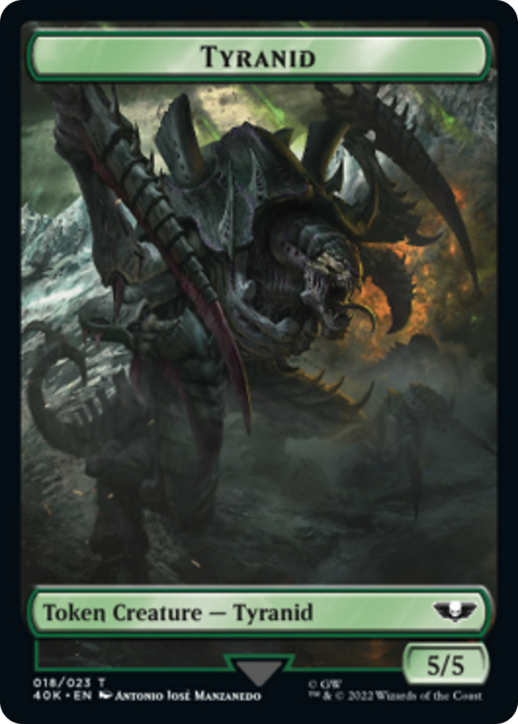 Tyranid (17) // Tyranid (18) Double-Sided Token [Warhammer 40,000 Tokens] MTG Single Magic: The Gathering | Red Claw Gaming