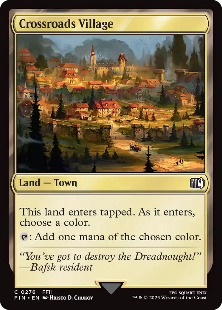 Crossroads Village [FINAL FANTASY] MTG Single Magic: The Gathering | Red Claw Gaming