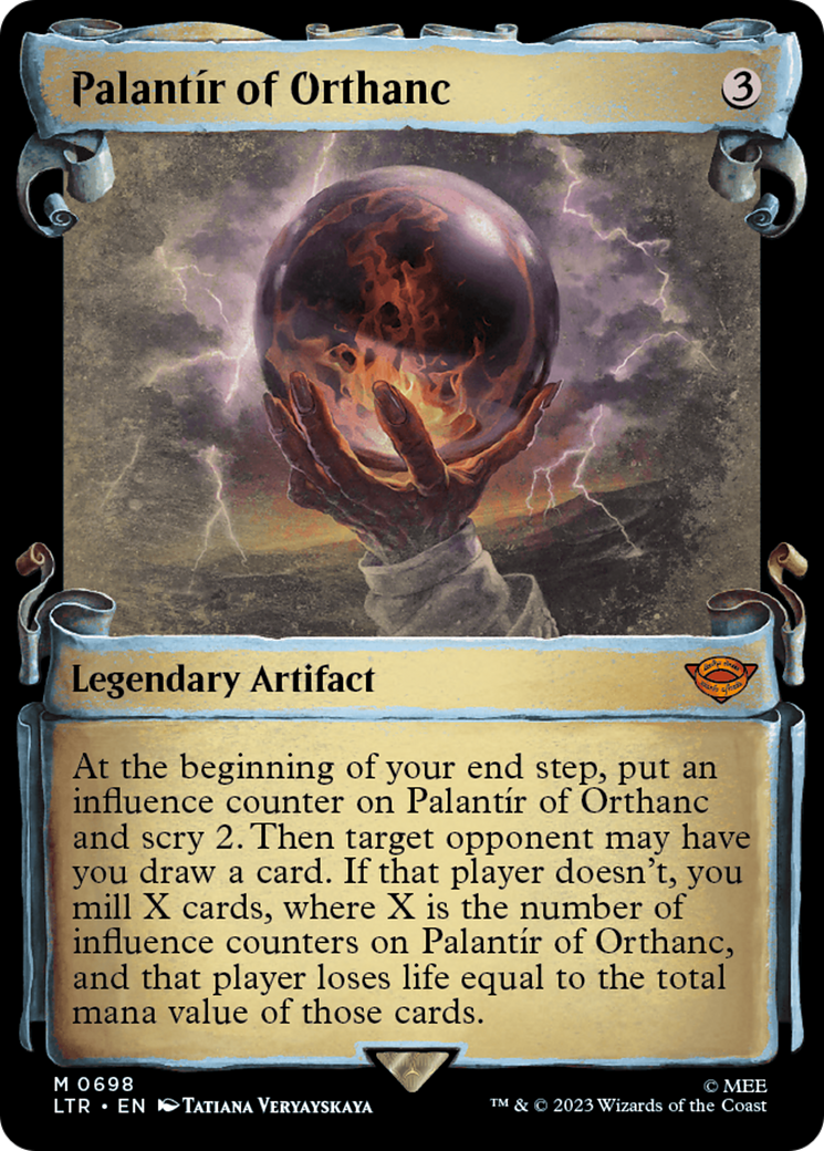 Palantir of Orthanc [The Lord of the Rings: Tales of Middle-Earth Showcase Scrolls] MTG Single Magic: The Gathering | Red Claw Gaming