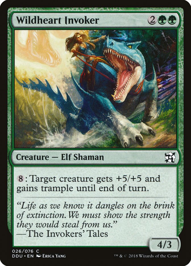 Wildheart Invoker [Duel Decks: Elves vs. Inventors] MTG Single Magic: The Gathering | Red Claw Gaming