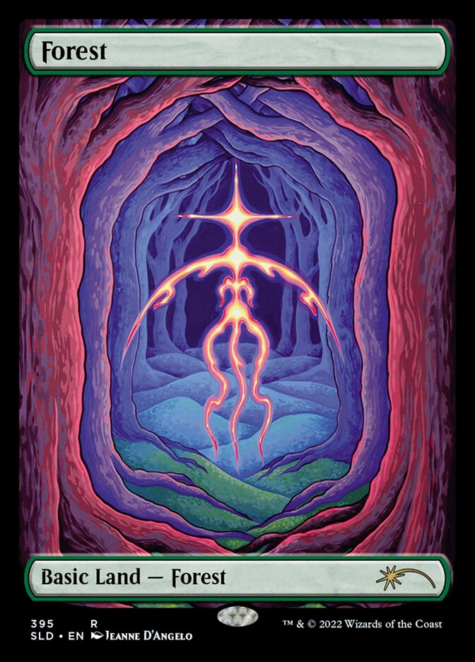 Forest (395) [Secret Lair Drop Series] MTG Single Magic: The Gathering | Red Claw Gaming