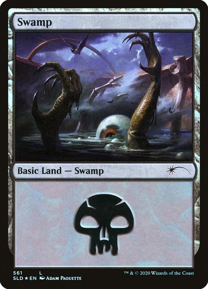 Swamp (Witchcraft) (561) [Secret Lair Drop Promos] MTG Single Magic: The Gathering | Red Claw Gaming