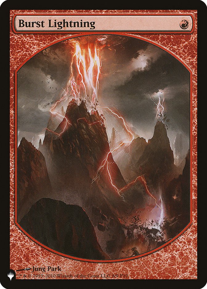 Burst Lightning [The List] MTG Single Magic: The Gathering | Red Claw Gaming
