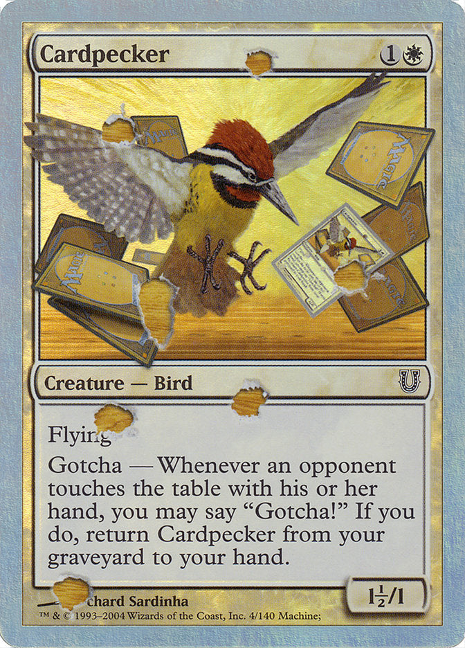 Cardpecker (Alternate Foil) [Unhinged] MTG Single Magic: The Gathering | Red Claw Gaming