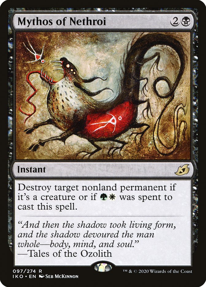 Mythos of Nethroi [Ikoria: Lair of Behemoths] MTG Single Magic: The Gathering | Red Claw Gaming