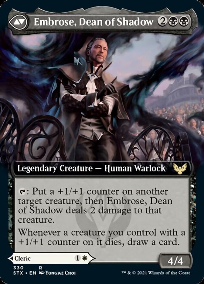 Shaile, Dean of Radiance // Embrose, Dean of Shadow (Extended Art) [Strixhaven: School of Mages] MTG Single Magic: The Gathering | Red Claw Gaming