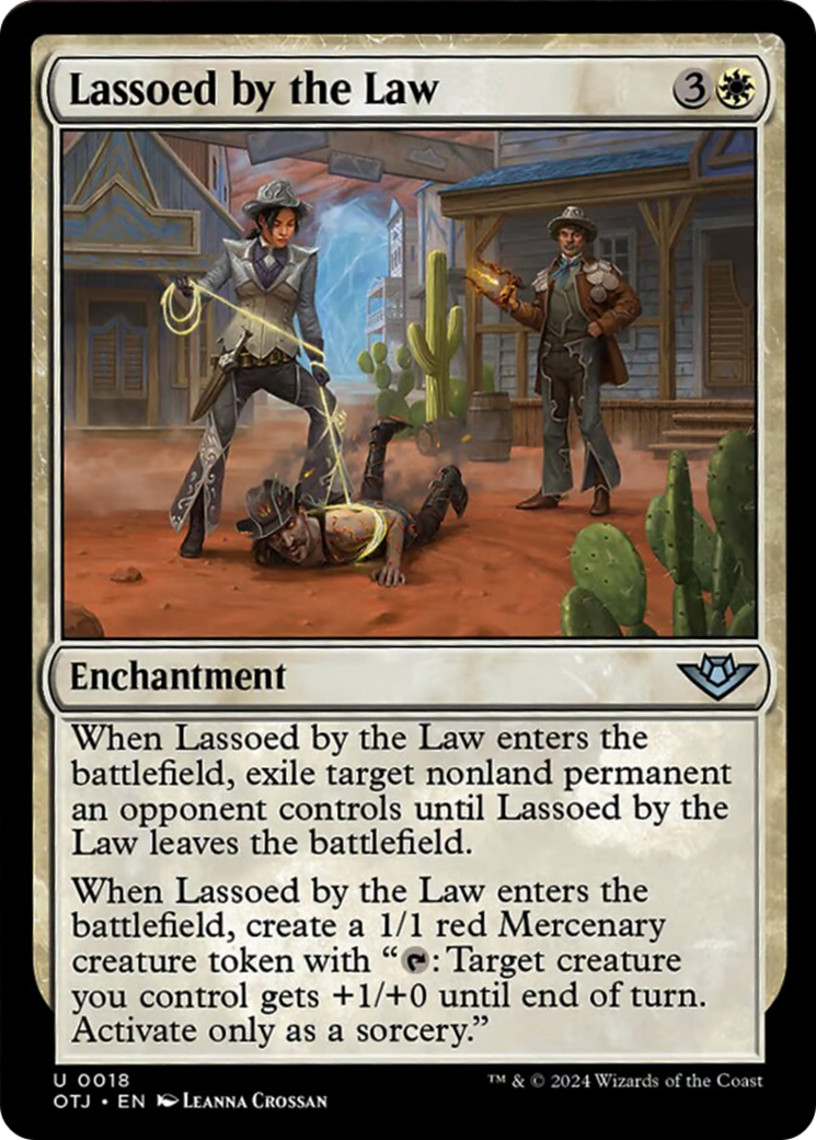 Lassoed by the Law [Outlaws of Thunder Junction] MTG Single Magic: The Gathering    | Red Claw Gaming