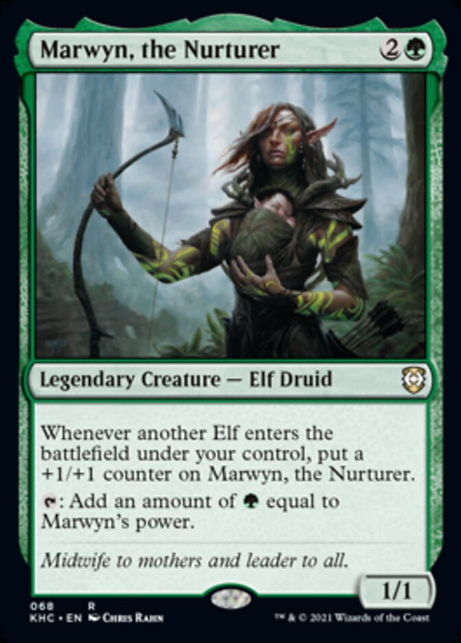 Marwyn, the Nurturer [Kaldheim Commander] MTG Single Magic: The Gathering | Red Claw Gaming