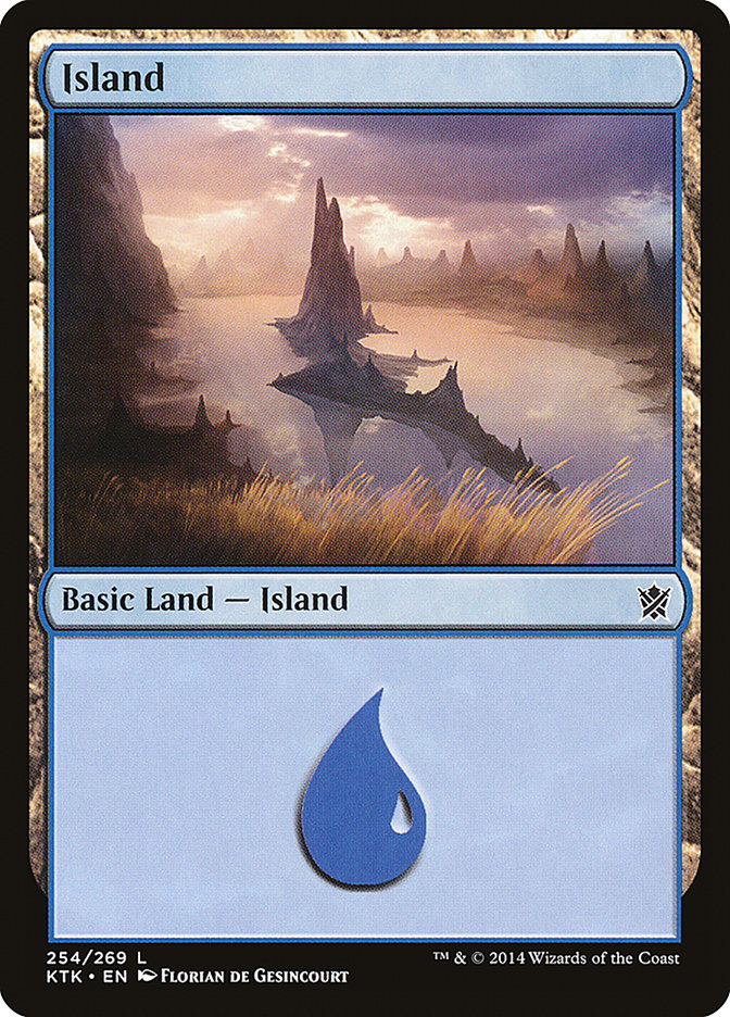 Island (254) [Khans of Tarkir] MTG Single Magic: The Gathering | Red Claw Gaming