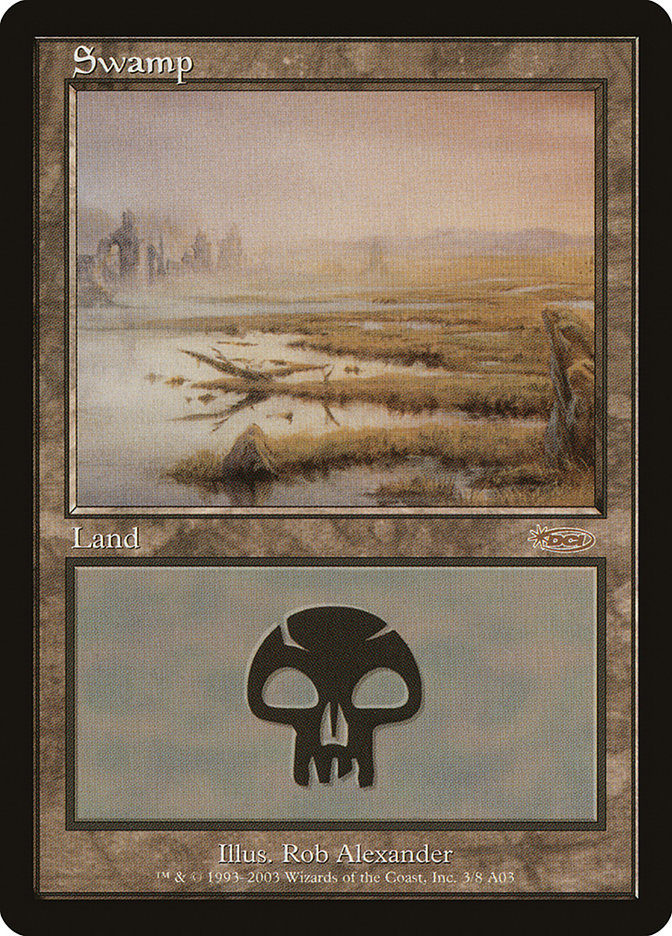 Swamp (3) [Arena League 2003] MTG Single Magic: The Gathering | Red Claw Gaming