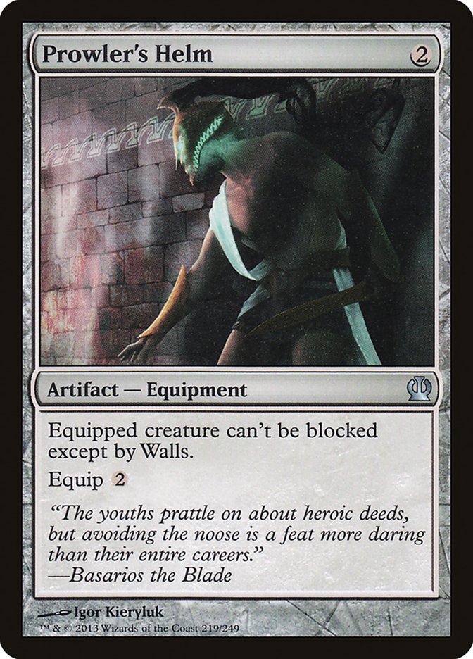Prowler's Helm [Theros] MTG Single Magic: The Gathering | Red Claw Gaming
