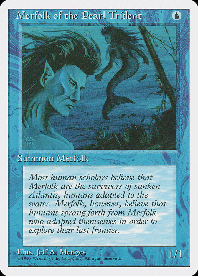 Merfolk of the Pearl Trident [Fourth Edition] MTG Single Magic: The Gathering | Red Claw Gaming