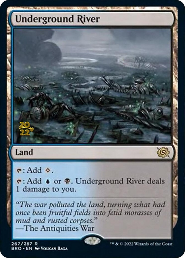 Underground River [The Brothers' War Prerelease Promos] MTG Single Magic: The Gathering | Red Claw Gaming