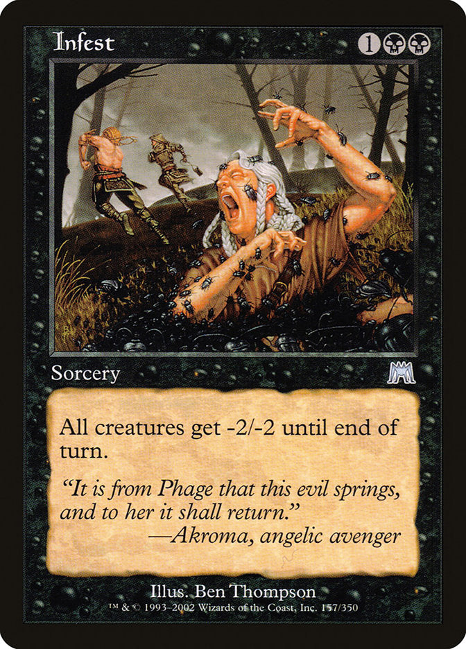 Infest [Onslaught] MTG Single Magic: The Gathering | Red Claw Gaming