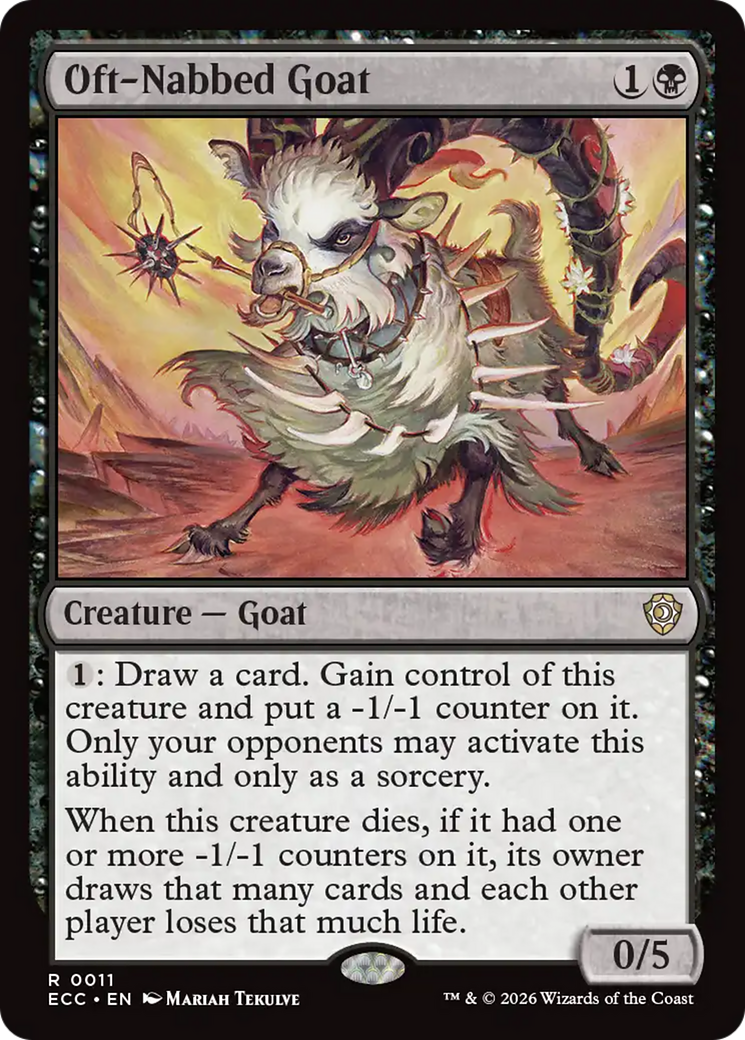 Oft-Nabbed Goat [Lorwyn Eclipsed Commander] MTG Single Magic: The Gathering | Red Claw Gaming