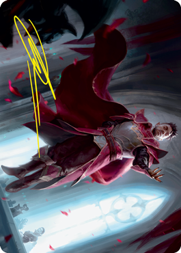 Markov Waltzer Art Card (Gold-Stamped Signature) [Innistrad: Crimson Vow Art Series] MTG Single Magic: The Gathering | Red Claw Gaming