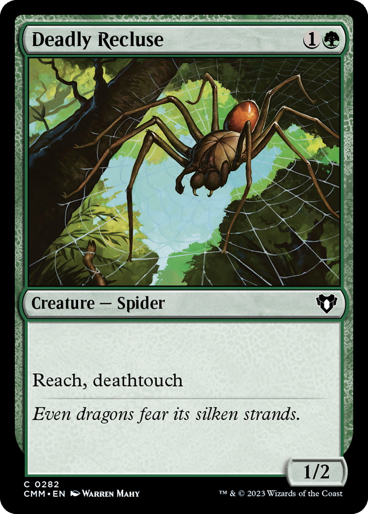 Deadly Recluse [Commander Masters] MTG Single Magic: The Gathering | Red Claw Gaming