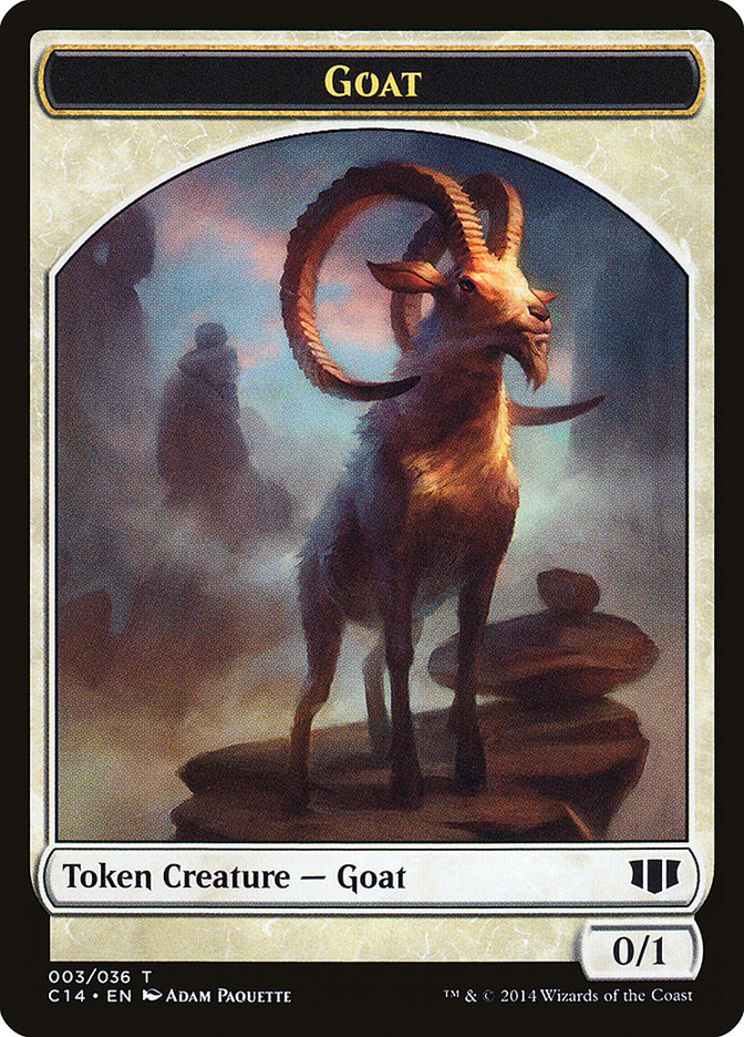 Wurm (032/036) // Goat Double-Sided Token [Commander 2014 Tokens] MTG Single Magic: The Gathering | Red Claw Gaming