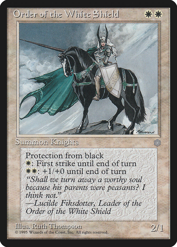 Order of the White Shield [Ice Age] MTG Single Magic: The Gathering | Red Claw Gaming