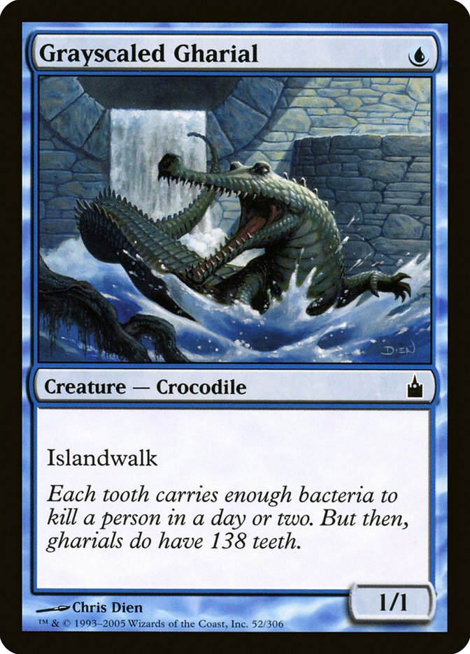 Grayscaled Gharial [Ravnica: City of Guilds] MTG Single Magic: The Gathering | Red Claw Gaming
