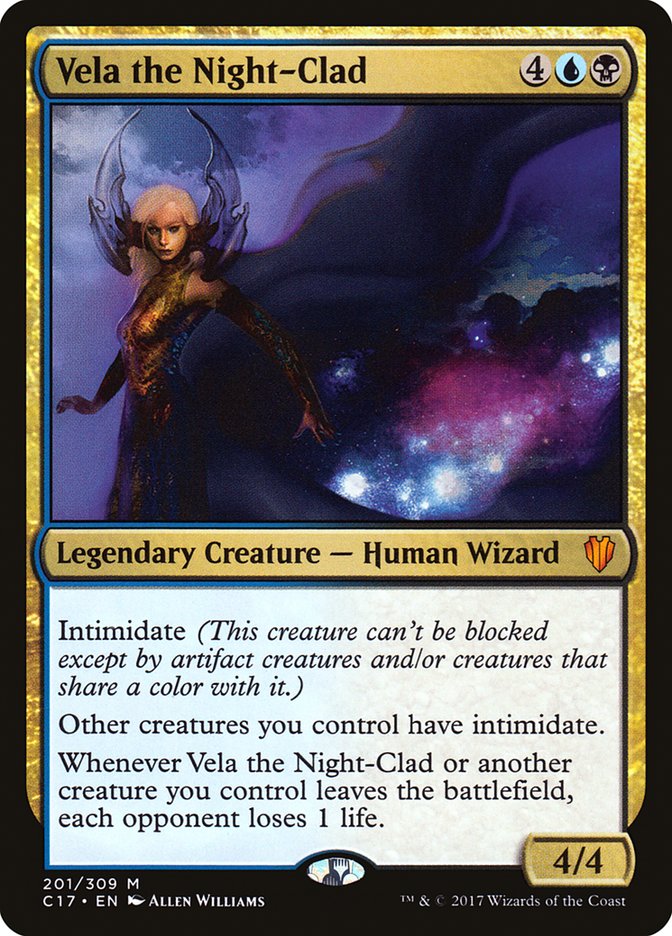 Vela the Night-Clad [Commander 2017] MTG Single Magic: The Gathering | Red Claw Gaming
