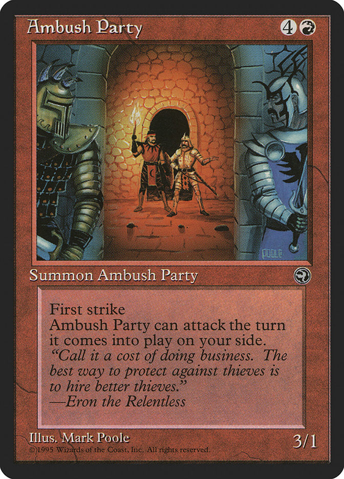 Ambush Party (Eron Flavor Text) [Homelands] MTG Single Magic: The Gathering | Red Claw Gaming