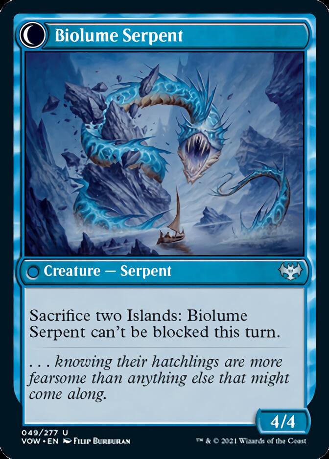 Biolume Egg // Biolume Serpent [Innistrad: Crimson Vow] MTG Single Magic: The Gathering | Red Claw Gaming