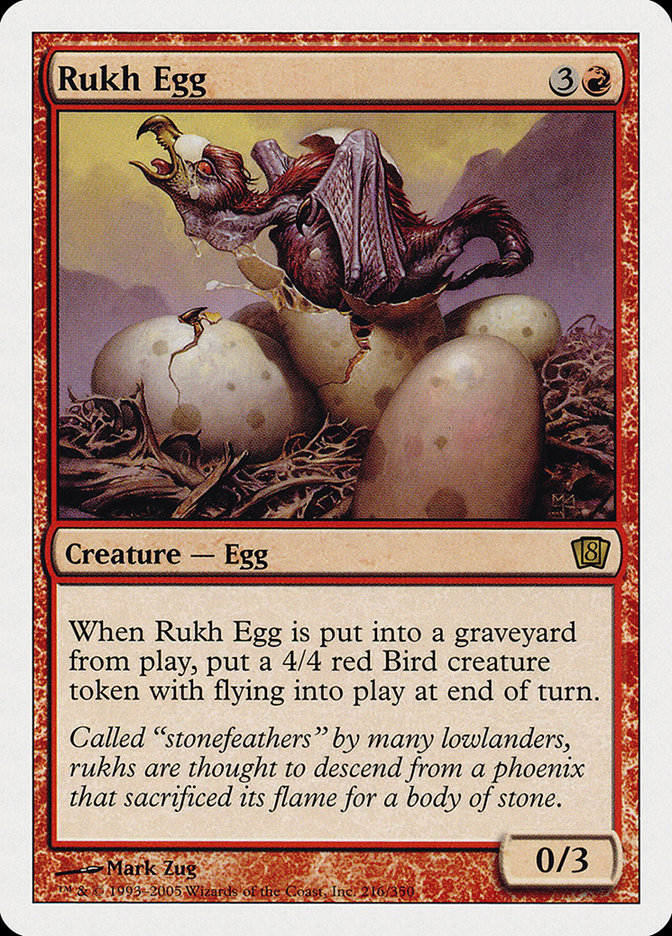Rukh Egg [Eighth Edition] MTG Single Magic: The Gathering | Red Claw Gaming