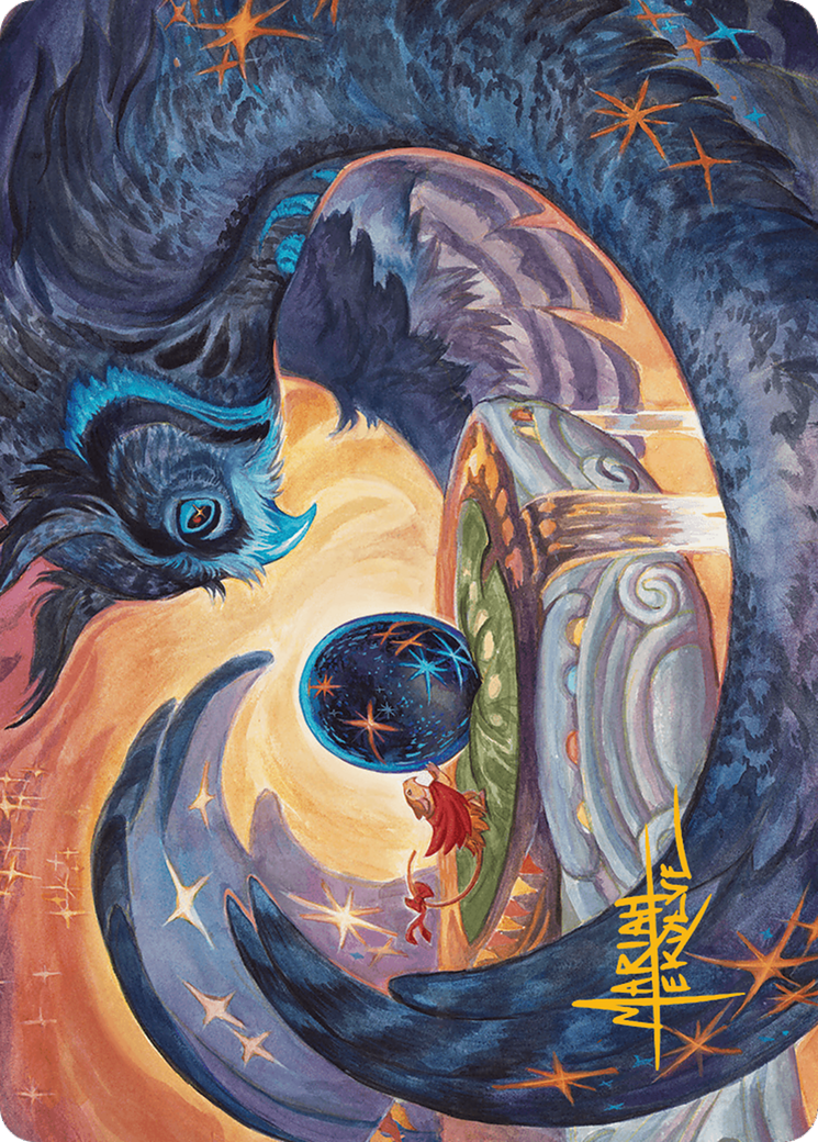 Dawn's Truce Art Card (Gold-Stamped Signature) [Bloomburrow Art Series] MTG Single Magic: The Gathering | Red Claw Gaming