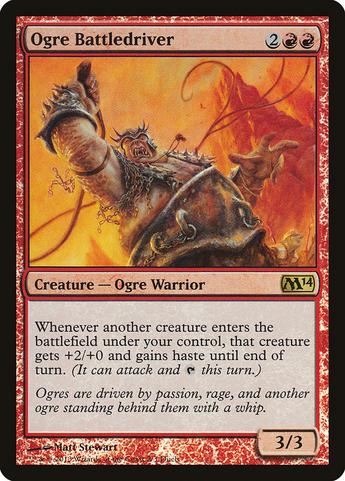 Ogre Battledriver (Duels of the Planeswalkers Promos) [Duels of the Planeswalkers Promos 2013] MTG Single Magic: The Gathering | Red Claw Gaming