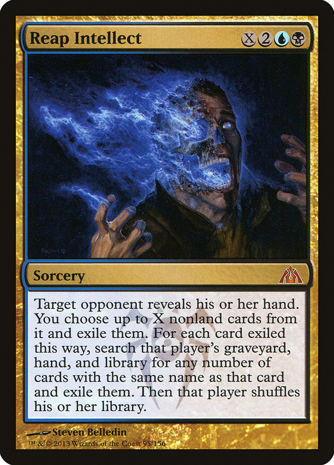 Reap Intellect [Dragon's Maze] MTG Single Magic: The Gathering | Red Claw Gaming