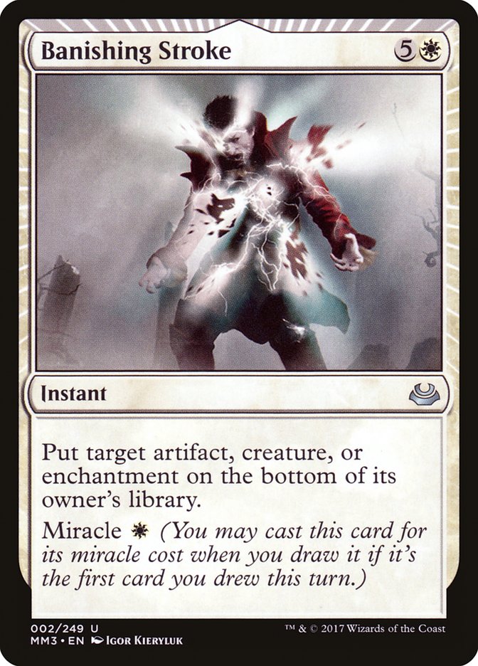 Banishing Stroke [Modern Masters 2017] MTG Single Magic: The Gathering | Red Claw Gaming