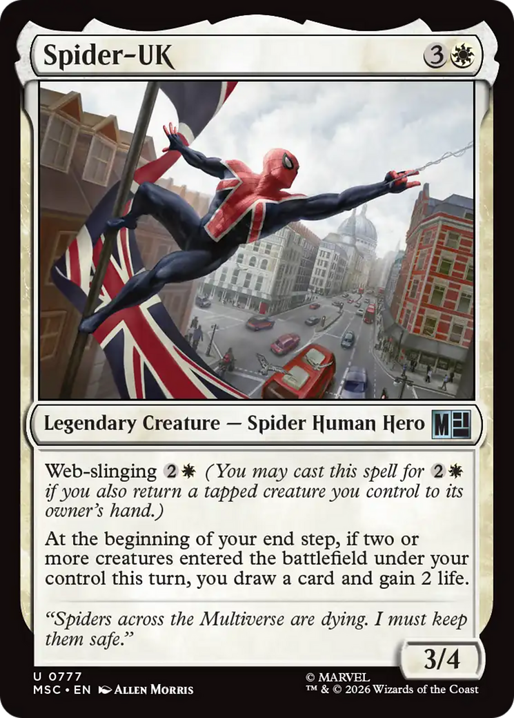 Spider-UK [Marvel Super Heroes Commander] | Red Claw Gaming