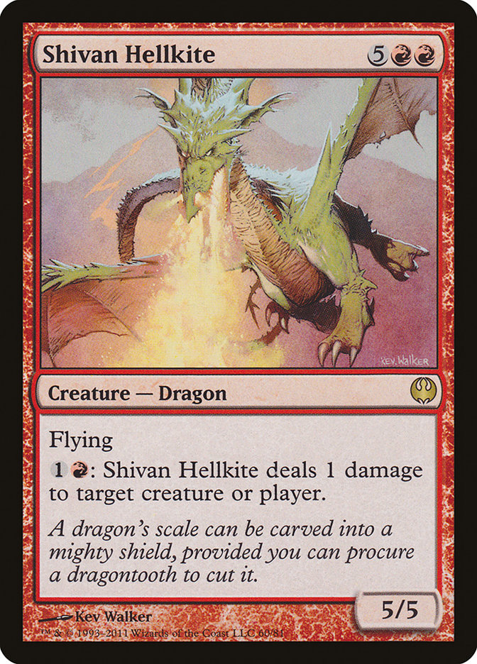 Shivan Hellkite [Duel Decks: Knights vs. Dragons] MTG Single Magic: The Gathering | Red Claw Gaming