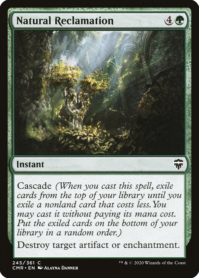 Natural Reclamation [Commander Legends] MTG Single Magic: The Gathering | Red Claw Gaming